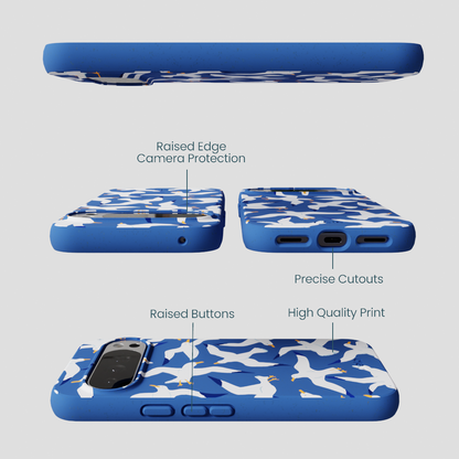 Electric Blue Seagulls Google Pixel 10 Pro XL Case