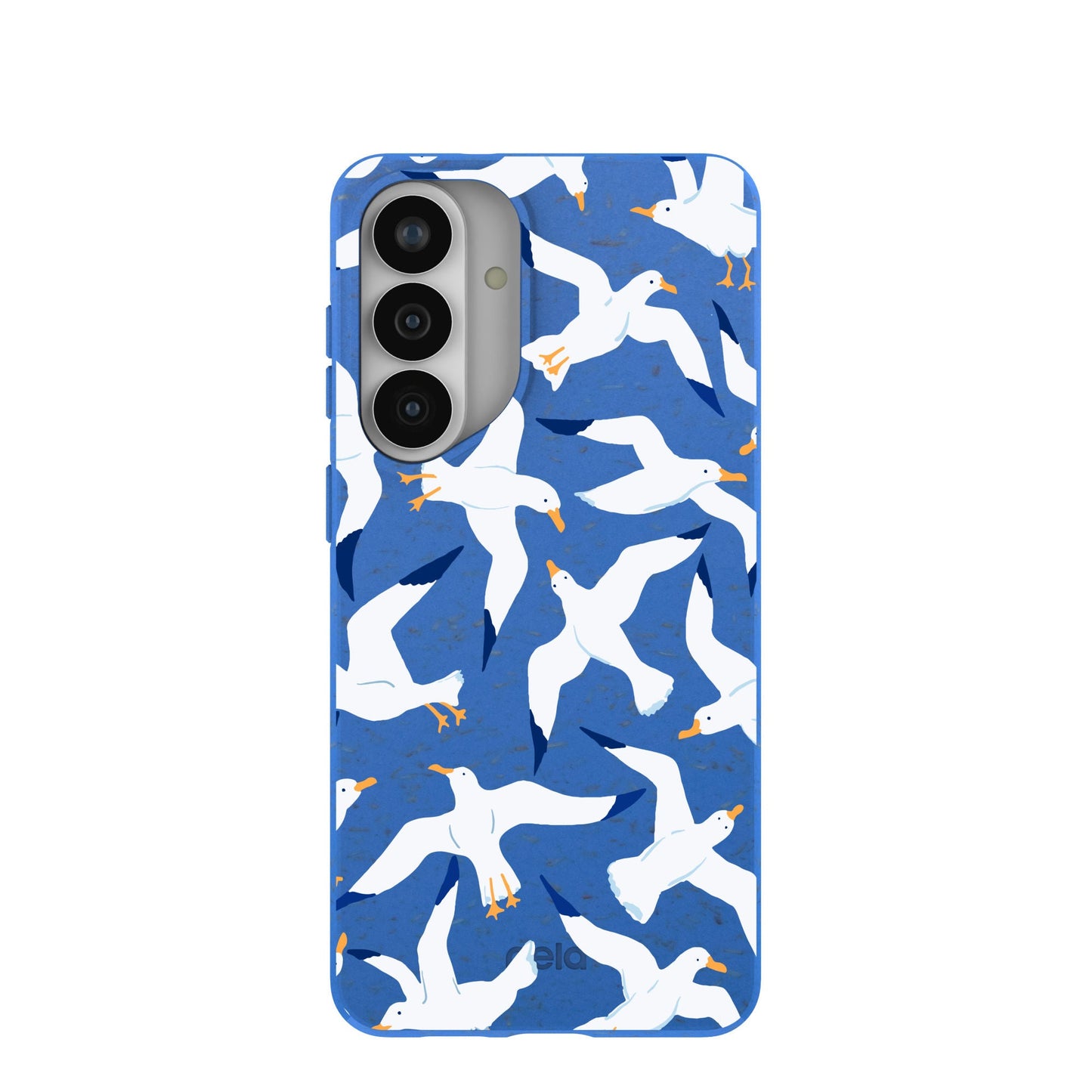 Electric Blue Seagulls Samsung Galaxy S26+(Plus) Case