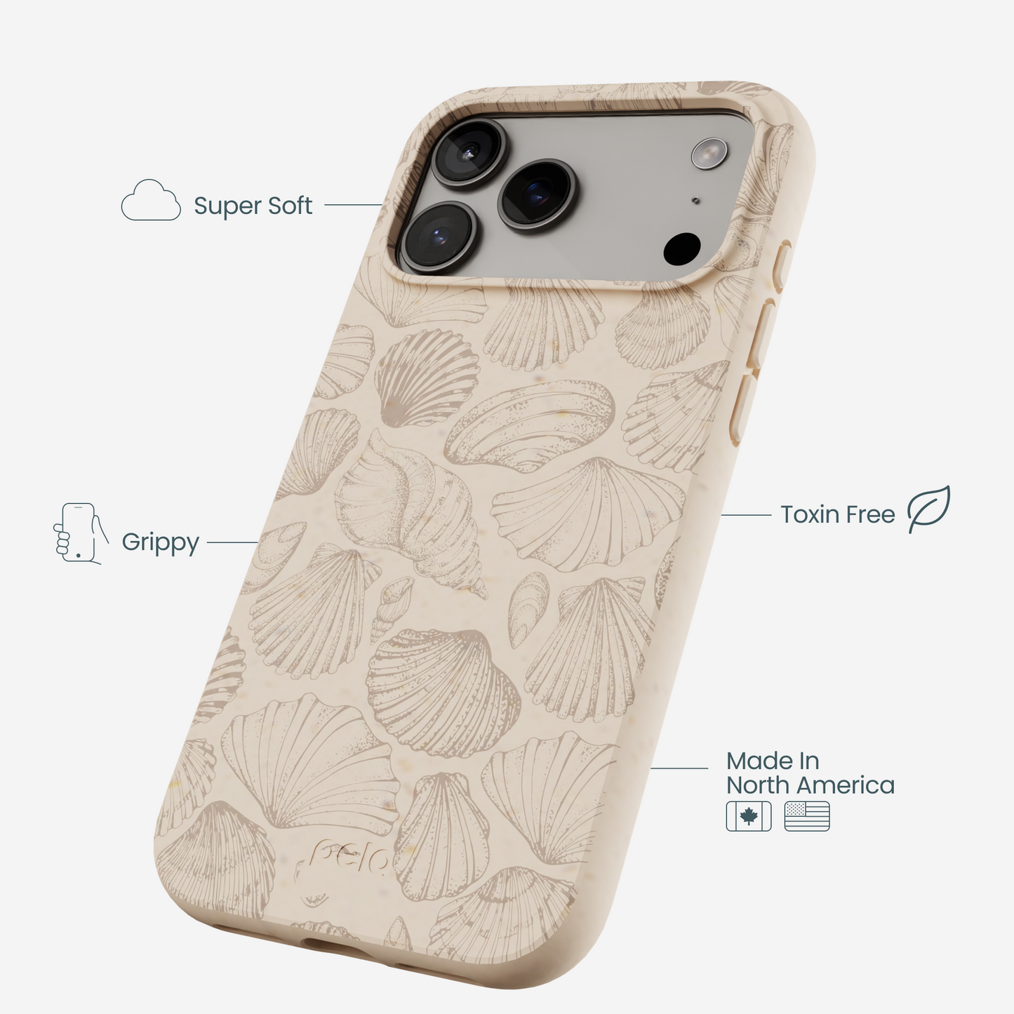 Seashell Seashore iPhone 17 Pro Max Case