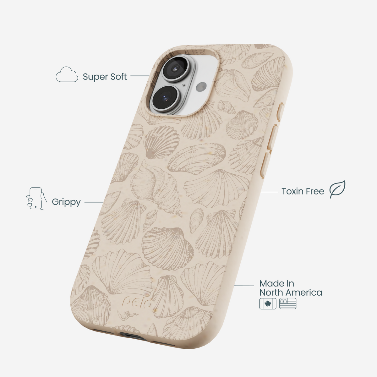 Seashell Seashore iPhone 17 Case