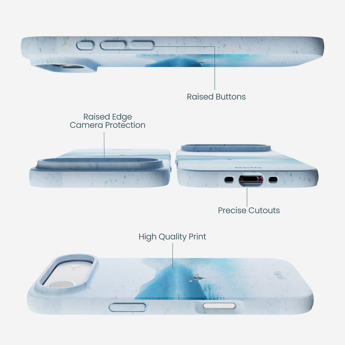Powder Blue Serene iPhone Air Case