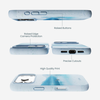 Powder Blue Serene iPhone 17 Pro Case
