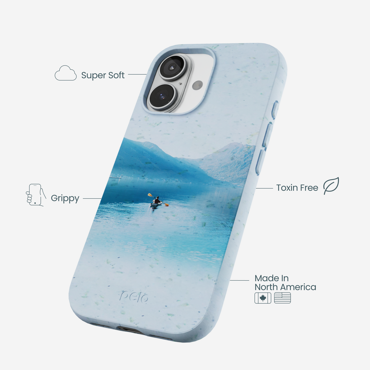 Powder Blue Serene iPhone 17 Case