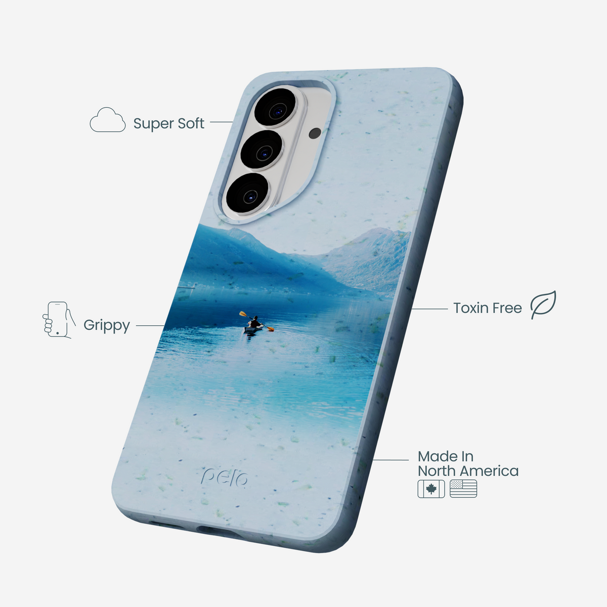 Powder Blue Serene Samsung Galaxy S26 Case
