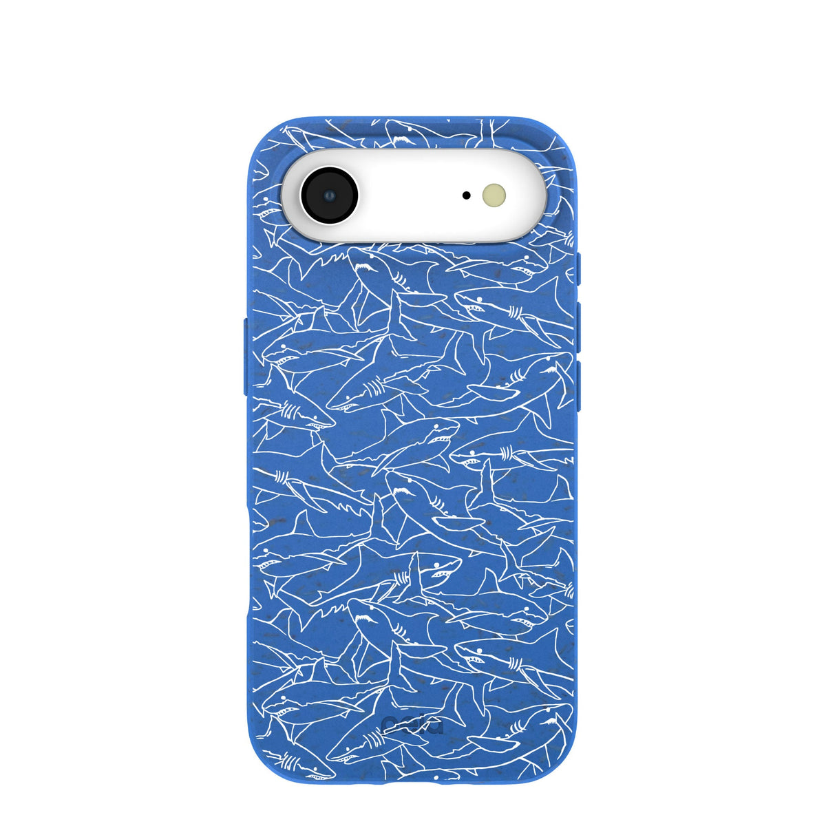 Electric Blue Shark Frenzy iPhone Air Case
