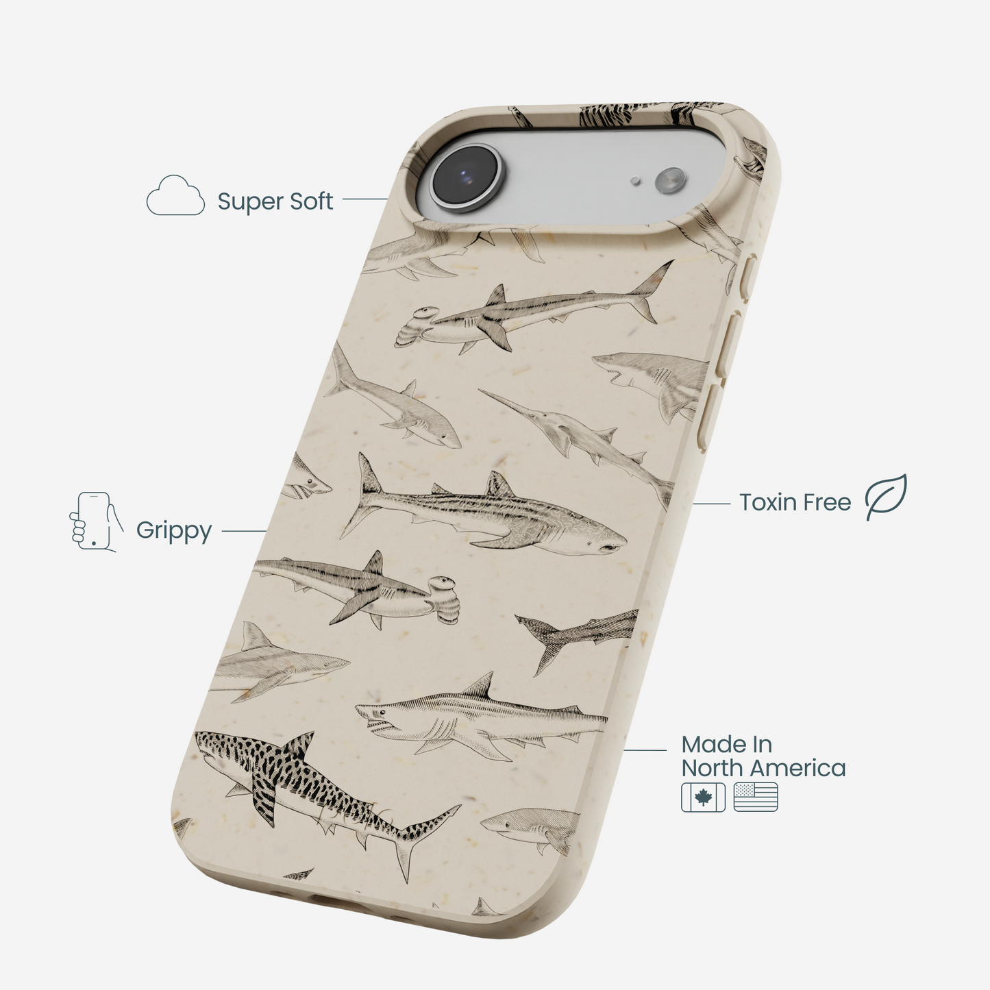 London Fog Shark World iPhone Air Case