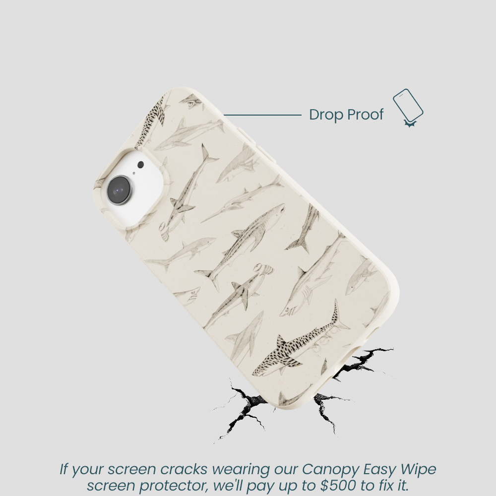 London Fog Shark World iPhone 16e/17e Case