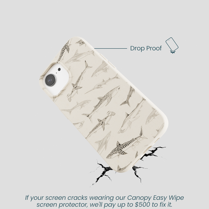 London Fog Shark World iPhone 16e/17e Case