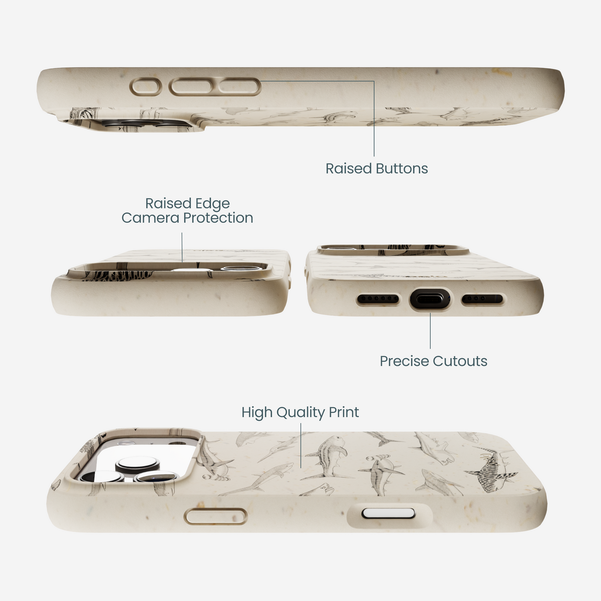London Fog Shark World iPhone 17 Pro Max Case