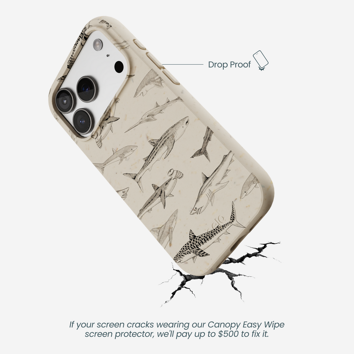 London Fog Shark World iPhone 17 Pro Case