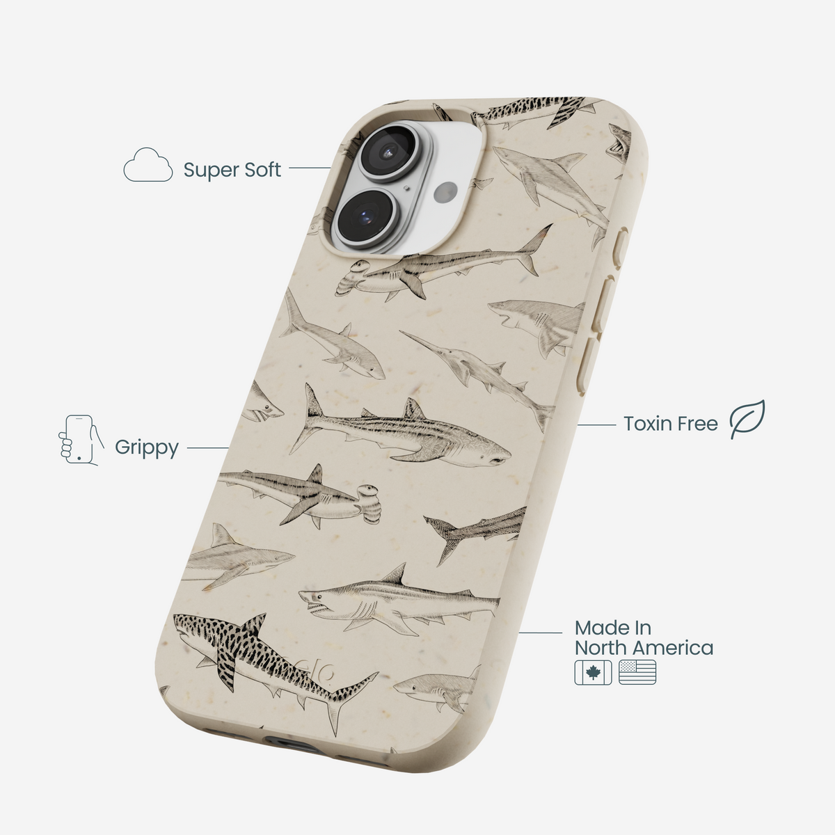 London Fog Shark World iPhone 17 Case