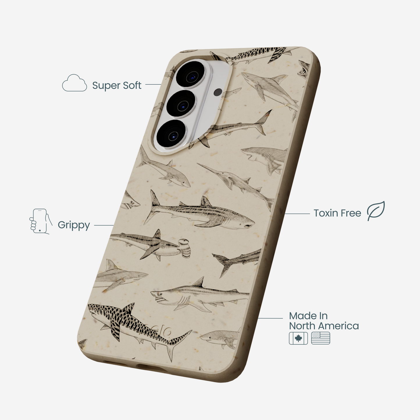 London Fog Shark World Samsung Galaxy S26 Case