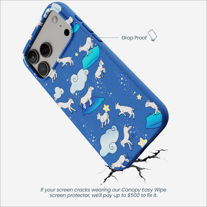 Electric Blue Sheep Dreamers iPhone 17 Pro Max Case