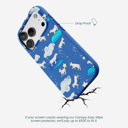 Electric Blue Sheep Dreamers iPhone 17 Pro Case