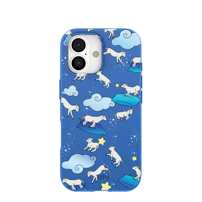 Electric Blue Sheep Dreamers iPhone 17 Case