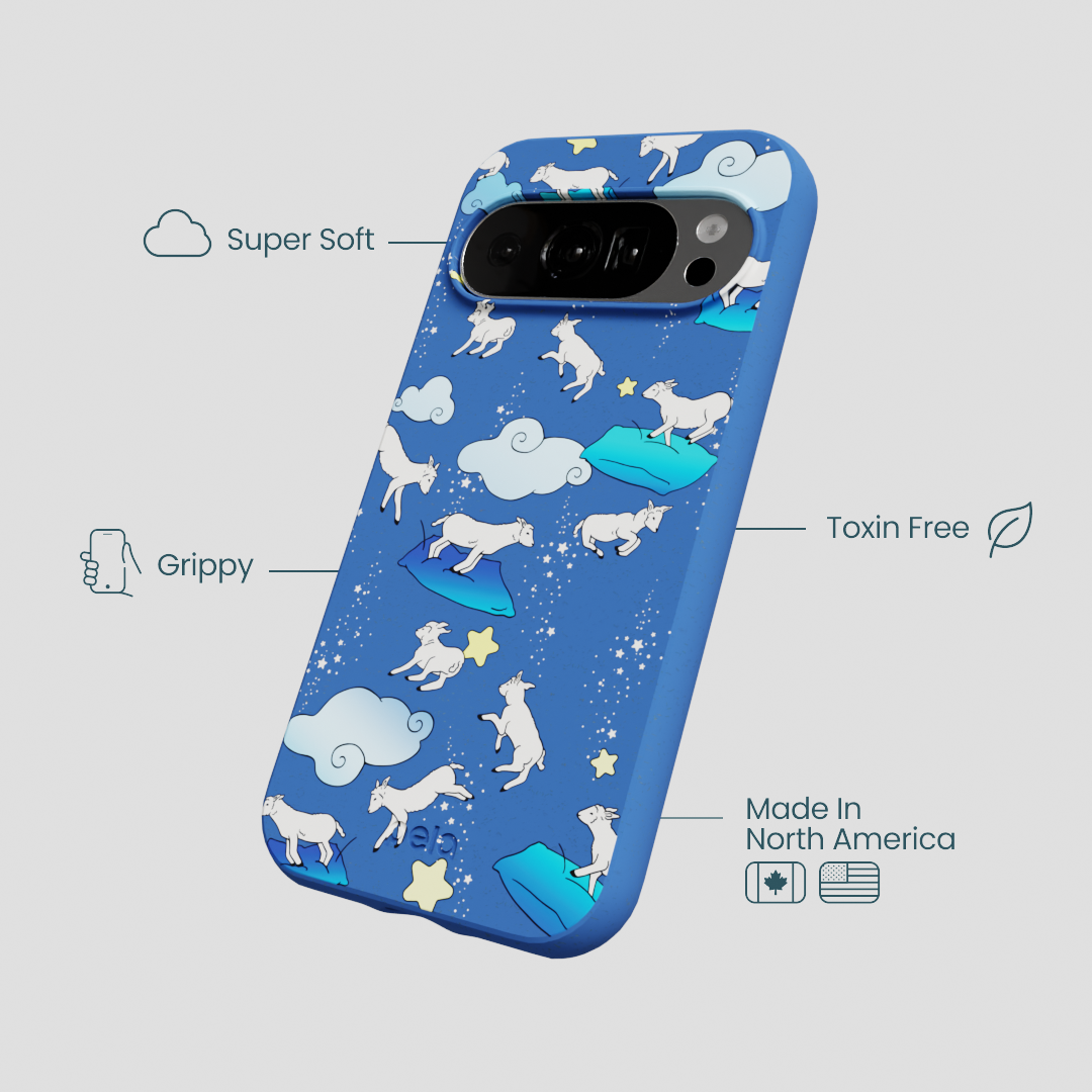 Electric Blue Sheep Dreamers Google Pixel 10/10 Pro Case