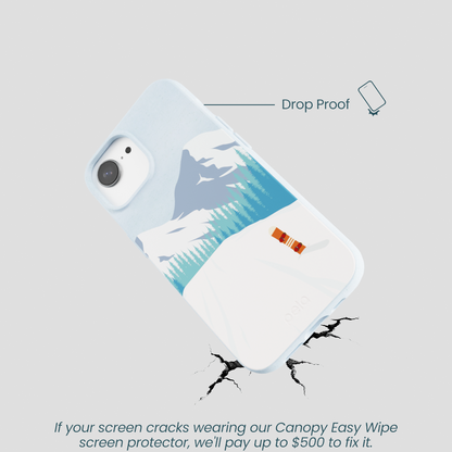 Powder Blue Shredding Peaks iPhone 16e/17e Case