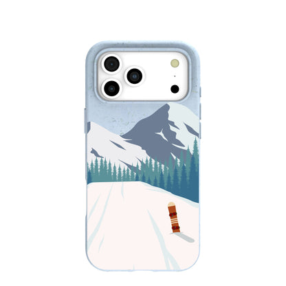 Powder Blue Shredding Peaks iPhone 17 Pro Max Case