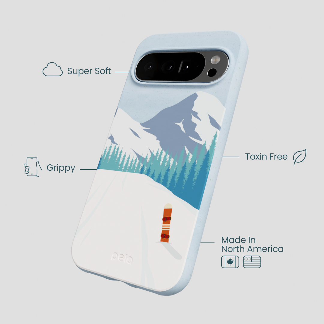 Powder Blue Shredding Peaks Google Pixel 10 Pro XL Case
