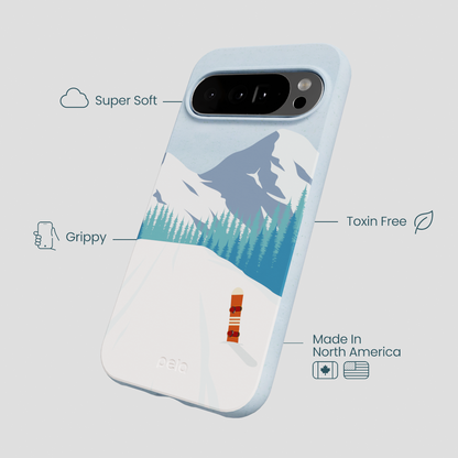 Powder Blue Shredding Peaks Google Pixel 10 Pro XL Case