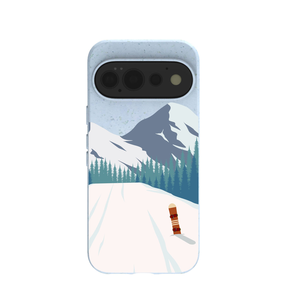 Powder Blue Shredding Peaks Google Pixel 11 Pro Case