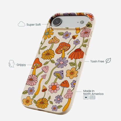 Seashell Shrooms and Blooms iPhone Air Case
