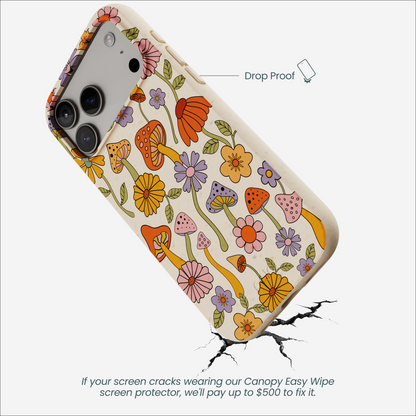 Seashell Shrooms and Blooms iPhone 17 Pro Max Case