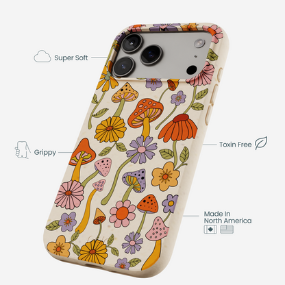 Seashell Shrooms and Blooms iPhone 17 Pro Max Case
