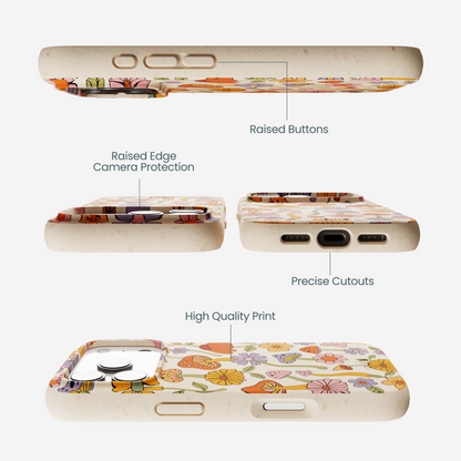 Seashell Shrooms and Blooms iPhone 17 Pro Case