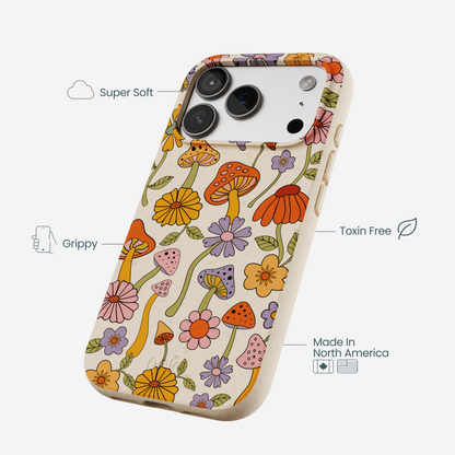 Seashell Shrooms and Blooms iPhone 17 Pro Case