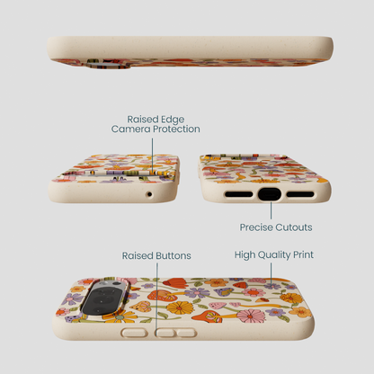 Seashell Shrooms and Blooms Google Pixel 10/10 Pro Case