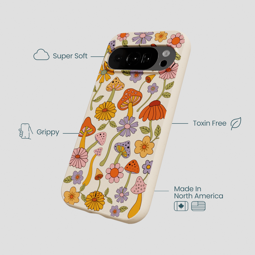 Seashell Shrooms and Blooms Google Pixel 10/10 Pro Case
