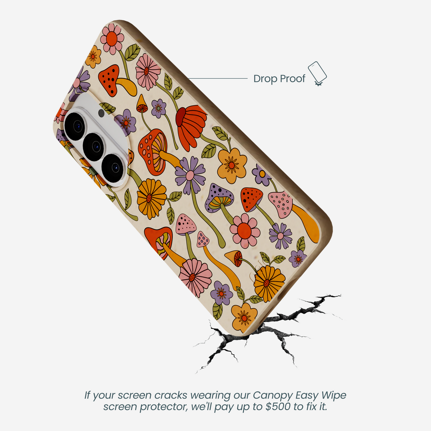 Seashell Shrooms and Blooms Samsung Galaxy S26 Case
