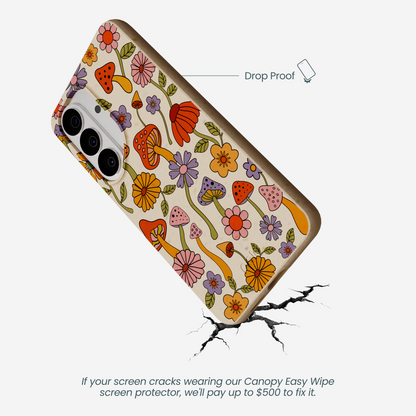 Seashell Shrooms and Blooms Samsung Galaxy S26 Case