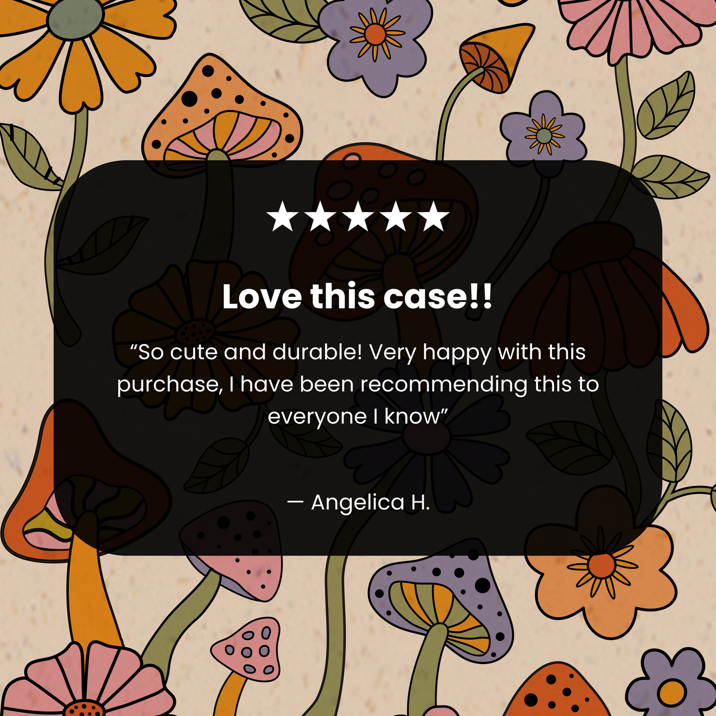 Seashell Shrooms and Blooms iPhone Air Case