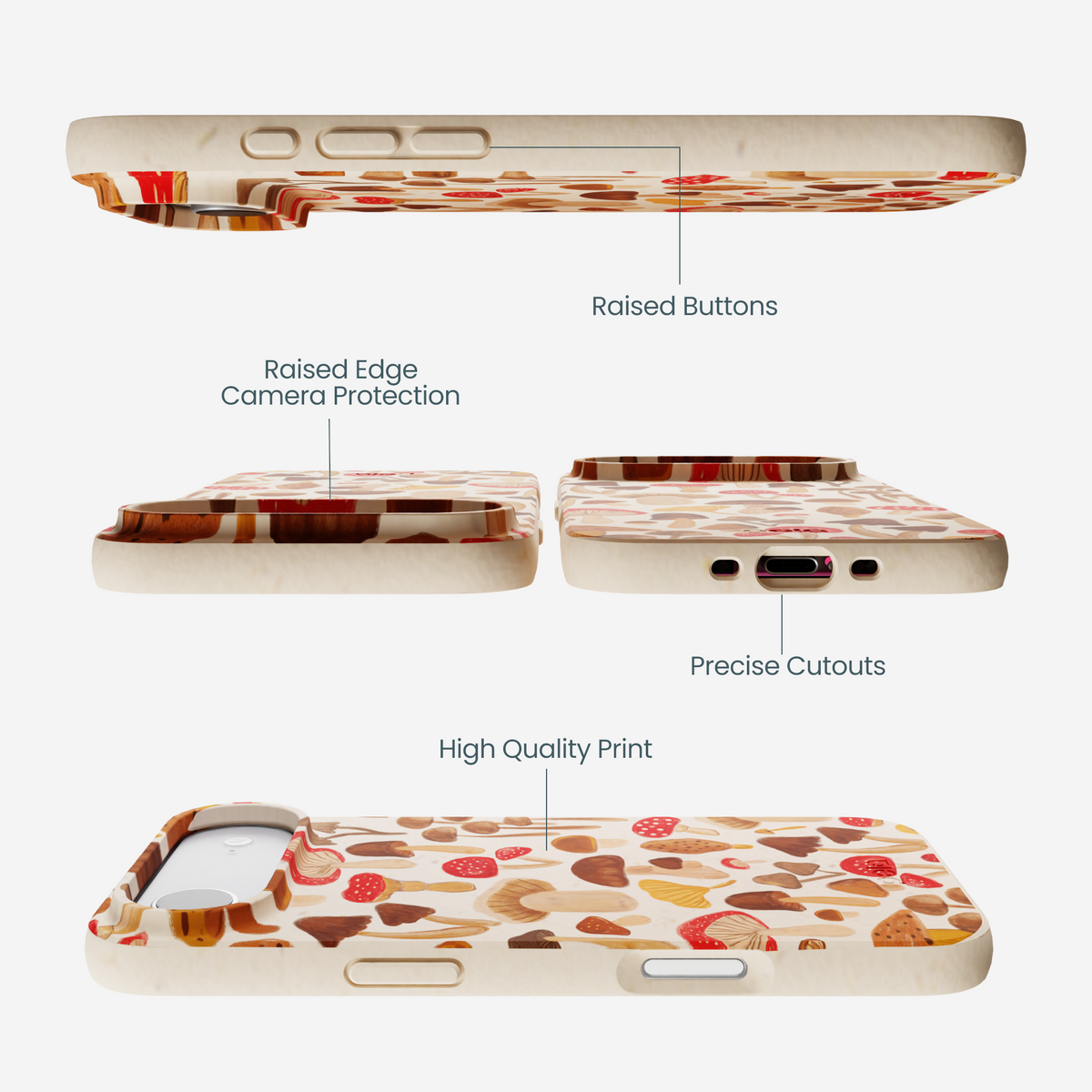 Seashell Shroomy Days iPhone Air Case
