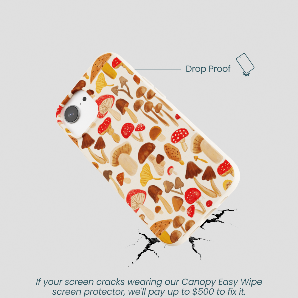 Seashell Shroomy Days iPhone 16e/17e Case