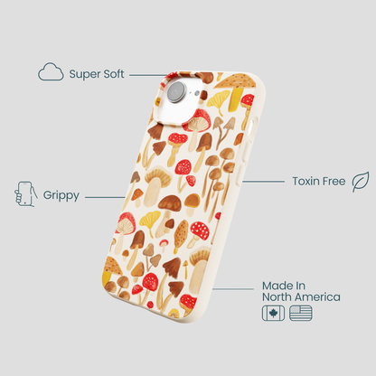 Seashell Shroomy Days iPhone 16e/17e Case