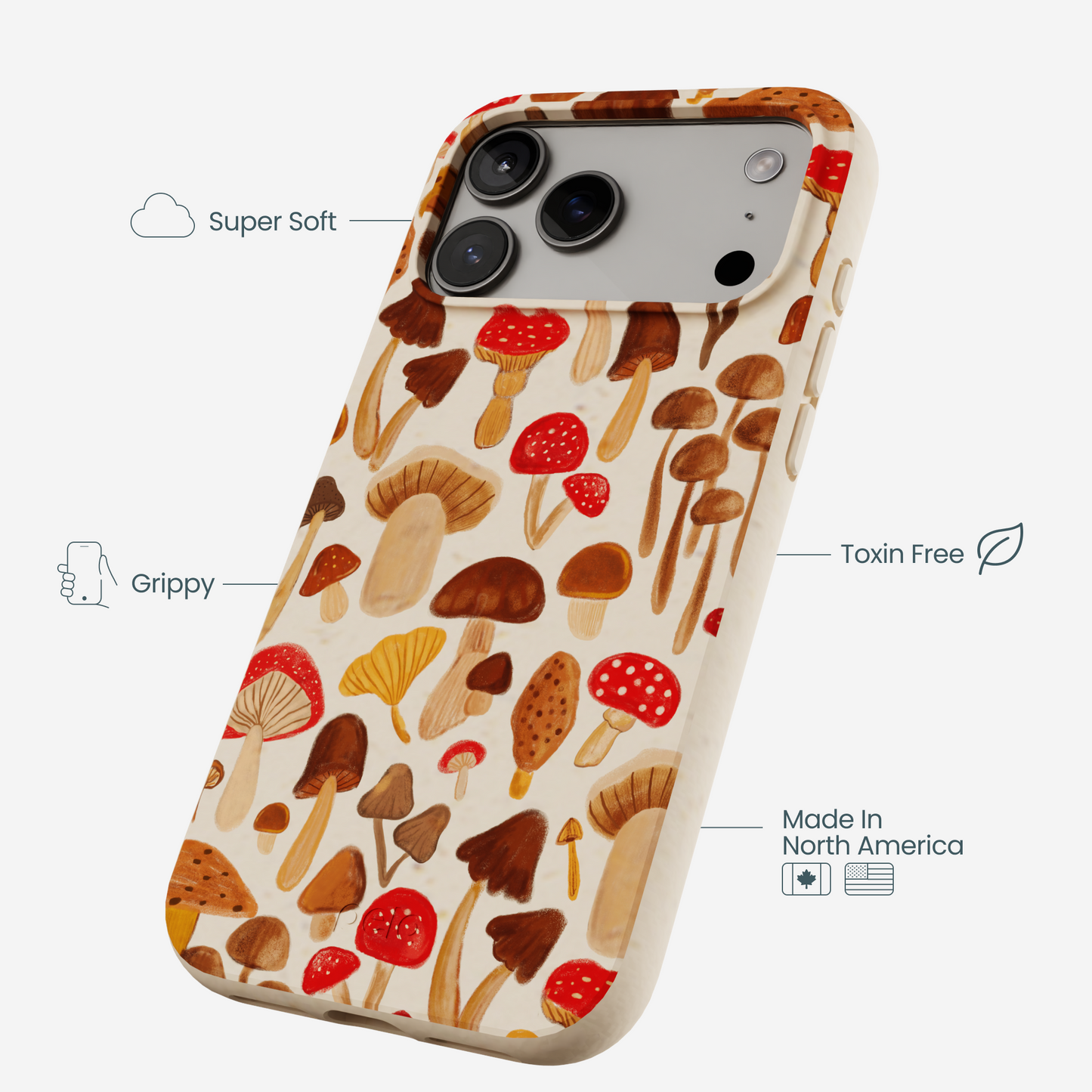 Seashell Shroomy Days iPhone 17 Pro Max Case