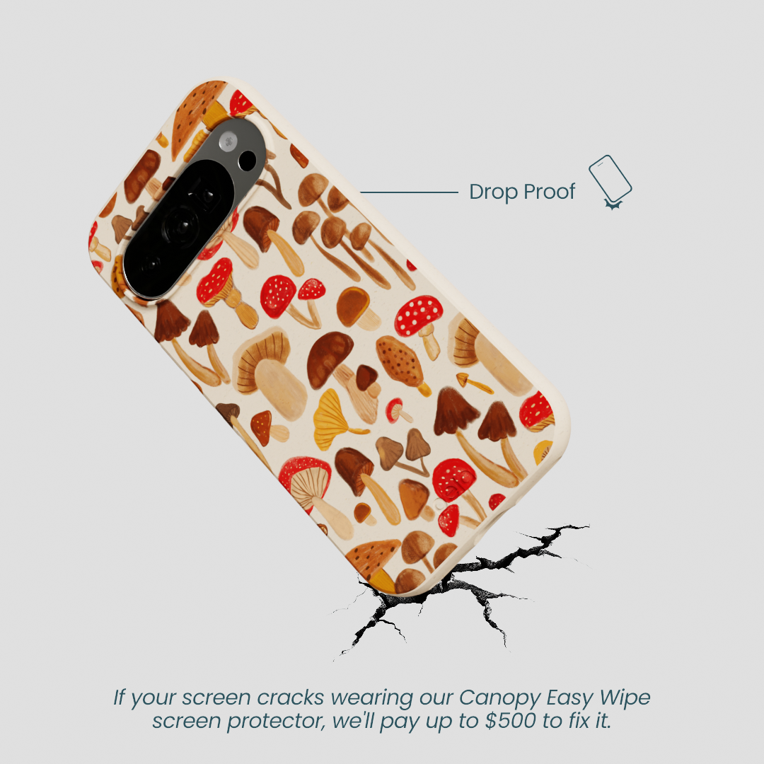 Seashell Shroomy Days Google Pixel 10/10 Pro Case