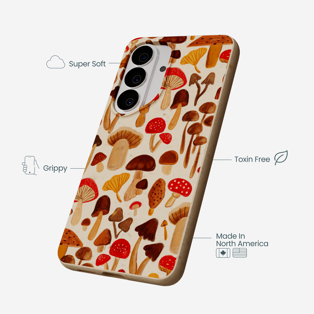 Seashell Shroomy Days Samsung Galaxy S26 Case