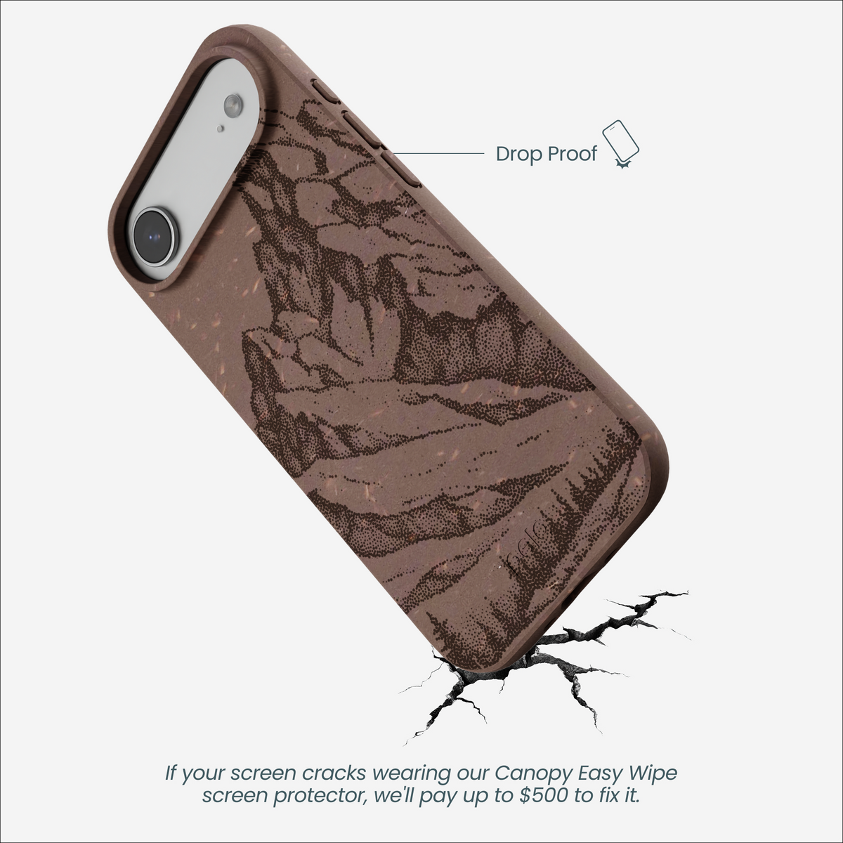 Chocolate Brown Silent Summit iPhone Air Case