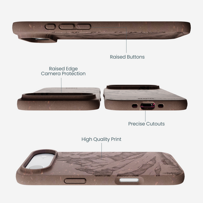 Chocolate Brown Silent Summit iPhone Air Case