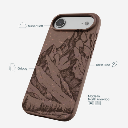 Chocolate Brown Silent Summit iPhone Air Case
