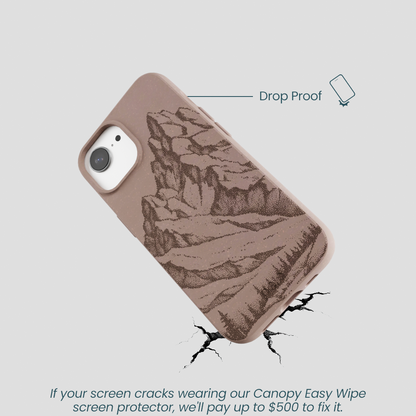 Chocolate Brown Silent Summit iPhone 16e/17e Case