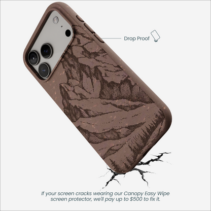 Chocolate Brown Silent Summit iPhone 17 Pro Max Case
