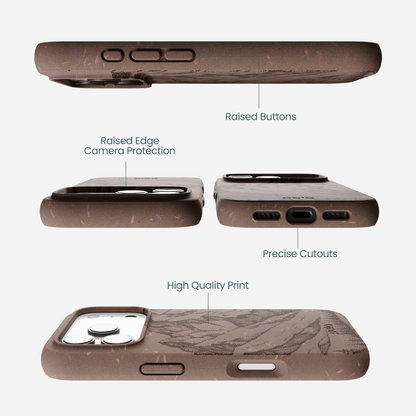 Chocolate Brown Silent Summit iPhone 17 Pro Case