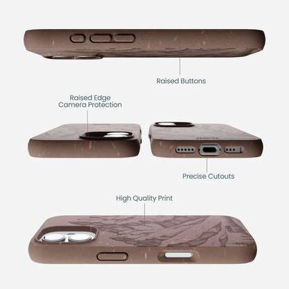 Chocolate Brown Silent Summit iPhone 17 Case