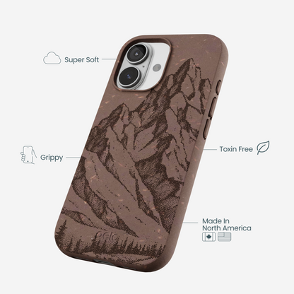 Chocolate Brown Silent Summit iPhone 17 Case