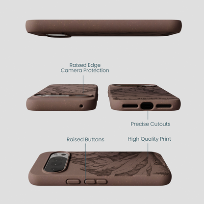Chocolate Brown Silent Summit Google Pixel 10/10 Pro Case